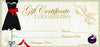 SALE on Holiday Gift Certificates