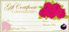 Holiday Gift Certificates